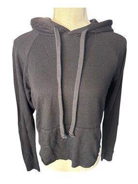 Glyder Black Cropped Hoodie XS